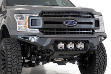 Addictive Desert Design Addictive Desert Designs 2018 - 2020 Ford F-150 Bomber Front Bumper Steel Hammer Black Powder Coat F180014100103 | F180014100103