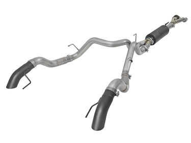 aFe Power aFe Power Ford F-150 Raptor 17-20F-150 Limited 19-20 V6-3.5L tt MACH Force-Xp 3 IN 304 Stainless Cat-Back Hi-Tuck Exhaust System w Black Tips 49-33095-B | 49-33095-B