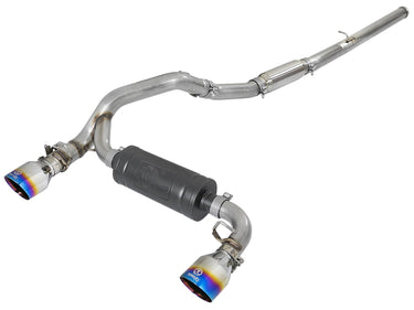 aFe Power aFe Power Ford Focus RS 16-18 L4-2.3L t Takeda 3 IN 304 Stainless Steel Cat-Back Exhaust System w Blue Flame Tip 49-33103-L | 49-33103-L