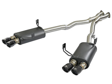 aFe Power aFe Power BMW Z4 M E8586 06-08 L6-3.2L S54 MACH Force-Xp 2-12 in 304 Stainless Steel Cat-Back Exhaust wBlack Tips 49-36339-B | 49-36339-B