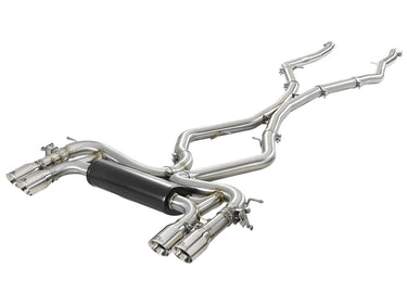 aFe Power aFe Power MACH Force-Xp 3-1 2 IN 304 Stainless Steel Cat-Back Exhaust w Polished Tip BMW X5 M (F85)  X6 M (F86) 15-19 V8-4.4L (tt) S63 49-36341-P | 49-36341-P