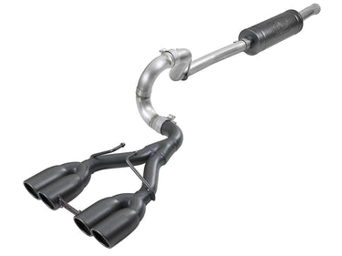 aFe Power aFe Power Jeep Wrangler JL 18-26 V6-3.6L Rebel Series 2-12 IN 304 Stainless Steel Cat-Back Exhaust System w Black Tip 49-38071-B | 49-38071-B