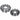 AMERICAN FORCE ADPTRGM 8X165 117MM-REAR PAIR SS - AFZS117R