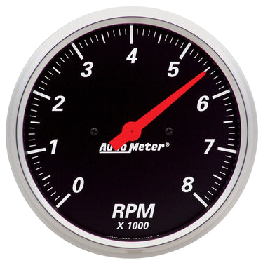 Autometer GAUGE KIT 6 PC NOVA 69-76 TACH/MPH/FUEL/OILP/WTMP/VOLT DESIGNER BLACK | 7024-DB