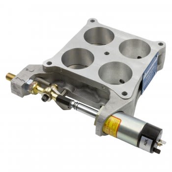 Autometer AUTOMETER THROTTLE STOP BASEPLATE STYLE ELECTRIC SOLENOID DOM. HOLLEY 4500 - TS5 | TS5