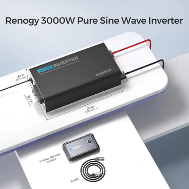 3000W/2000W/1000W 12V Pure Sine Wave Inverter with UPS Transfer Switch — 🔥3000W