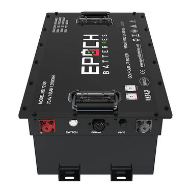 Epoch Batteries 70.4V (72V) 105ah - LiMax Series - Lithium LiFePO4 Golf Cart Battery - Complete Kit
