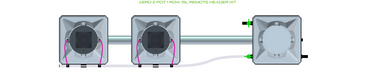 ALIEN AERO 2 Pot 1 Row Kit