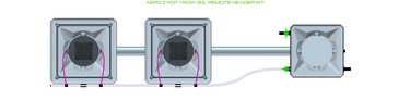 ALIEN AERO 2 Pot 1 Row Kit