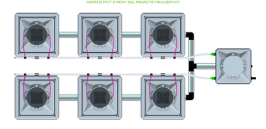 ALIEN AERO 6 Pot 2 Row Kit