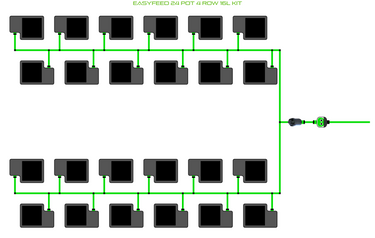 ALIEN EasyFeed 24 Pot 4 Row Kit