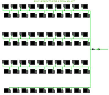 ALIEN EasyFeed 70 Pot 7 Row Kit