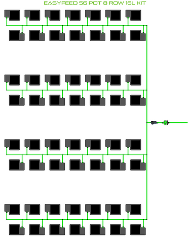 ALIEN EasyFeed 56 Pot 8 Row Kit