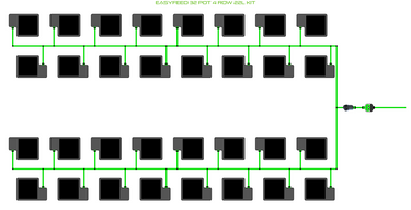 ALIEN EasyFeed 32 Pot 4 Row Kit