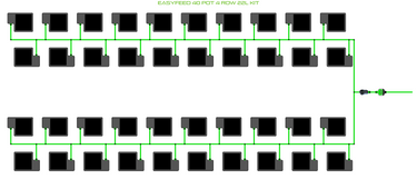 ALIEN EasyFeed 40 Pot 4 Row Kit