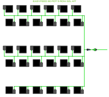 ALIEN EasyFeed 30 Pot 5 Row Kit