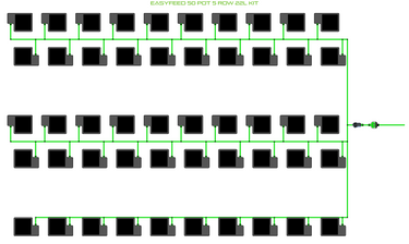 ALIEN EasyFeed 50 Pot 5 Row Kit