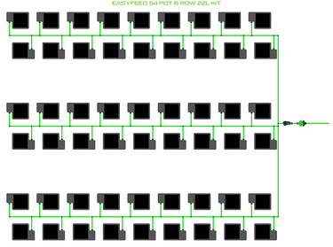ALIEN EasyFeed 54 Pot 6 Row Kit