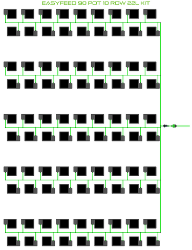 ALIEN EasyFeed 90 Pot 10 Row Kit