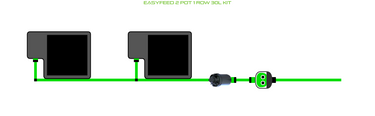 ALIEN EasyFeed 2 Pot 1 Row Kit