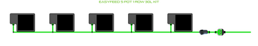 ALIEN EasyFeed 5 Pot 1 Row Kit