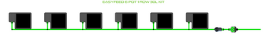 ALIEN EasyFeed 6 Pot 1 Row Kit