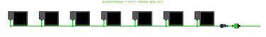ALIEN EasyFeed 7 Pot 1 Row Kit