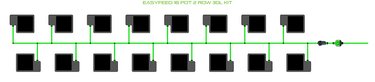 ALIEN EasyFeed 16 Pot 2 Row Kit