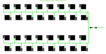 ALIEN EasyFeed 32 Pot 4 Row Kit