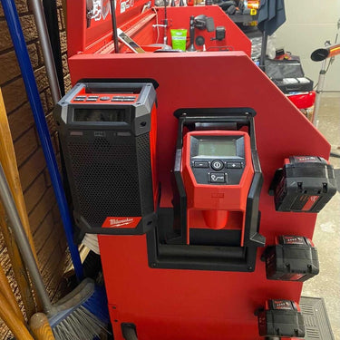 M12 Inflator & BlueTooth Radio Holder
