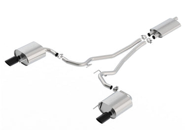 Borla Exhaust Borla MUST 15-19 2.3L ECOBOOST ATMT RWD 2DR 2.25 EC-TYPE TOURING S RD RL AC SR TIP 4.00 X 9.50 BLACK CHROME 1014039BC | 1014039BC