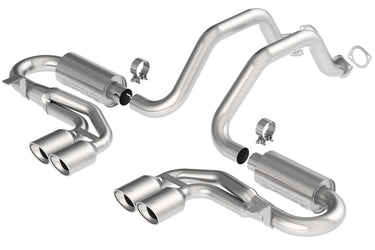 Borla Exhaust Borla CORV C5 Z06 97-04 5.7L V8 ATMT RWD 2DR D OV RL AC SR S-TYPE 2.5 TIP 4.25 x 3.5 OV x 6.75 140039 | 140039
