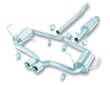 Borla Exhaust Borla MINI COOPER S 04-06 1.6L 4 CYL SC ATMT FWD 2DR (EXCEPT JOHN COOPER WORKS) D RD RL AC R S-TYPE 2.25 2 TIP 3.15 RD X 5 140119 | 140119