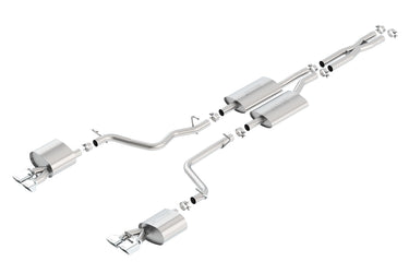 Borla Exhaust Borla CHAL 11-14 3.6L V6 ATMT RWD 2DR 2.25 S-TYPE D RE RL SR TIP 4 X 2.5 140482 | 140482