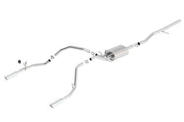 Borla Exhaust Borla SILV SIERRA 1500 14-18 SILV SIERRA 1500 LD 19 5.3L V8 ATMT 2 4WD 4DR CC STD B (78.87) WB 153.0 2.75 2.25 S-TYPE S RD RL AC SR TIP 4 RD X 14 140539 | 140539