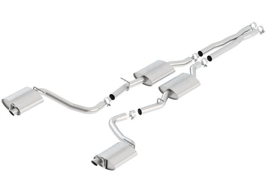 Borla Exhaust Borla 300 15-23 CHARGER RT 15-18 5.7L V8 WO MDS AT RWD 4DR 2.5 ATAK S REC SR FACTORY BEZEL NO TIP. 140637 | 140637