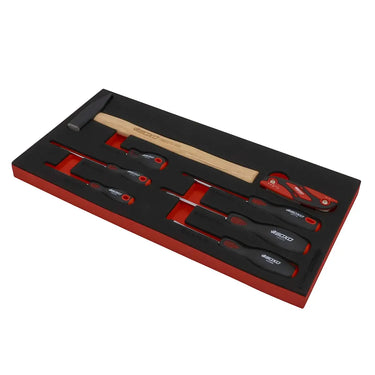 BoxoUSA 103-Piece Metric MotoBox Tool Set for 3-Drawer Hand Carry Box BXE047A-R2