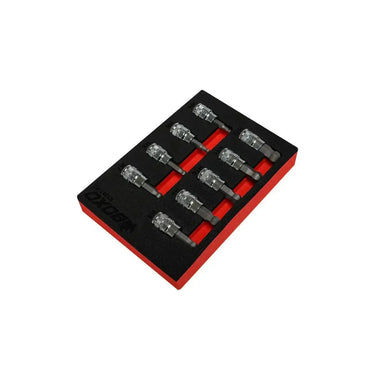 BoxoUSA 9-Piece 3/8" Drive Ball Point Hex Bit Socket Set BX587-R2