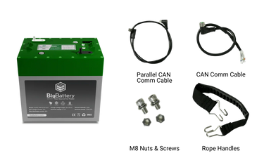 BigBattery 48V EAGLE 2 | LiFePO4 | 32Ah | 1.63kWh | Golf &amp; Utility Cart Battery