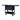 BoxoUSA Pro Series | 35" 3-Drawer Slide-Top Service Cart Tool Box | No Trim UAS340071L-BK-1