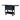 BoxoUSA Pro Series | 35" 3-Drawer Slide-Top Service Cart Tool Box UAS34207ULM-BK-B