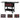 BoxoUSA Pro Series | 35" 3-Drawer Slide-Top Service Cart Tool Box with 222-Piece Master Tool Set 35SBM-BK-R