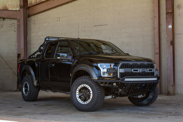Addictive Desert Design Addictive Desert Designs Ford F-150 Raptor Race Series Chase Rack Steel Hammer Black Powder Coat C115802800103 | C115802800103
