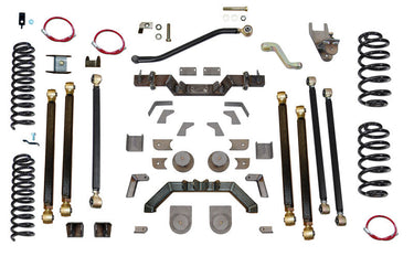Clayton Jeep Wrangler 5.5 Inch Pro Series 3 Link Long Arm Lift Kit W Rear 5 Inch Stretch 1997-2006 TJ Clayton Off Road | 3605110