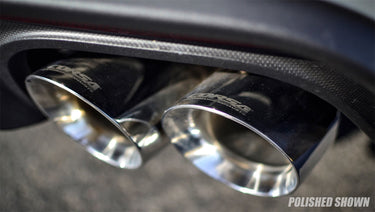 Corsa Corsa 3.0in. Axle-Back Dual Rear Exit with Twin 4.5in. Gunmetal PVD Pro-Series Tips 21002GNM | 21002GNM