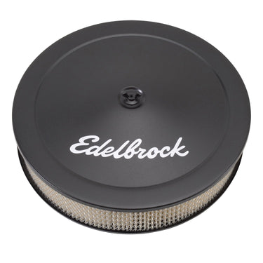 Edelbrock 14in SIGNATURE SERIES BLACK AIR CLEANER | 1223