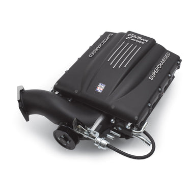 Edelbrock SUPERCHARGER ASSY 03-06 GM TRUCK and SUV GMT800 CHASSIS GEN III LS CATHEDRAL PORT 4.8L 5.3L and 6.0L ENGINES | 1577