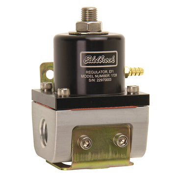 Edelbrock EFI Fuel Pressure Regulator -6 AN (180 GPH) in Black Clear Finish | 1728