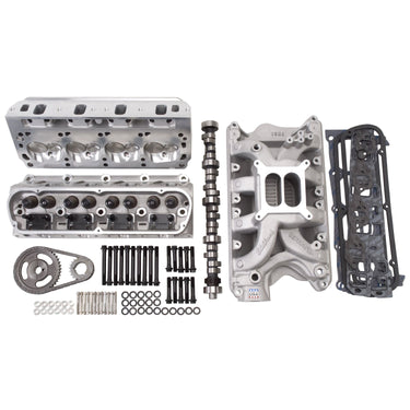 Edelbrock PWR PKG TOP END KIT 351W SBF HYD ROLLER CAMSHAFT 450+ HP W/RPM XT CYL HEADS | 2090