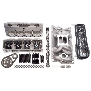 Edelbrock PWR PKG 7516 and 60989 TOP END KIT 383 SBC 460 HP | 2096